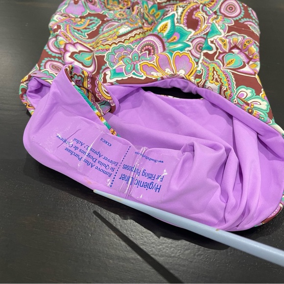 NWOT Becca Groovy Candice Multi-way Retro Boho Bikini Sz Medium - Picture 10 of 11